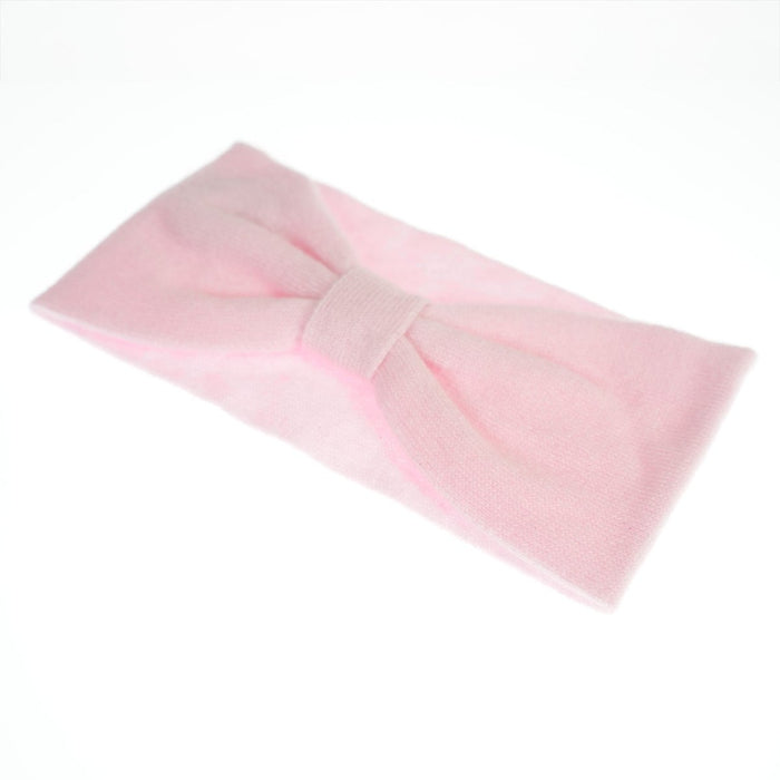 100% Cashmere Plain Ladies Headband SAKURA PINK - Heritage Of Scotland - SAKURA PINK