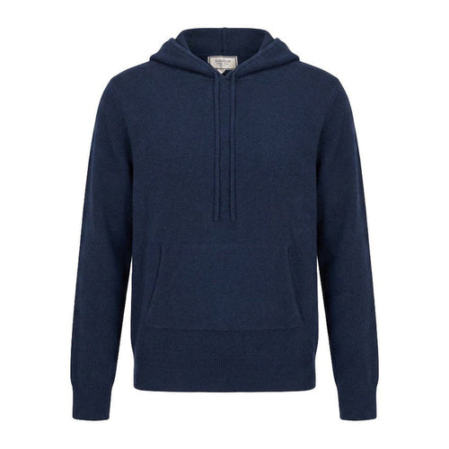 100% Merino Wool Hoodie with Pouch Pocket - COSMOS - Heritage Of Scotland - S