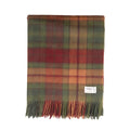 100% Pure Lambswool Tartan Blanket – Luxury Soft Warm Plaid Wool Throw - Home Décor - Buchanan Autumn - Heritage Of Scotland -