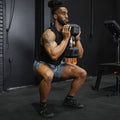 35 LB Pair Rubber Hex Dumbbells
