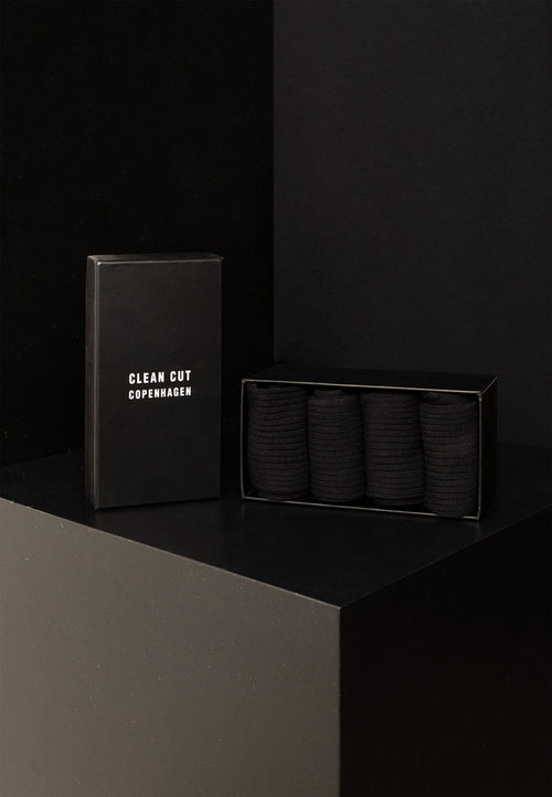 Clean Cut Copenhagen 4-PACK SOCKS IN A BOX Accessories Sort