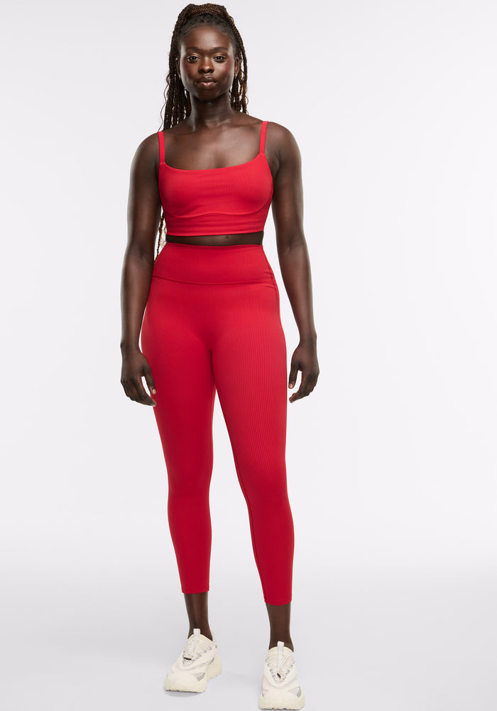 Active Rib Contoured Waistband Legging 25"