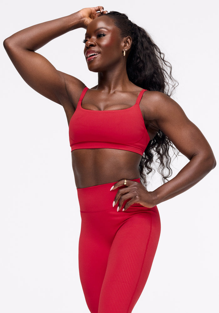 Active Rib Strappy Longline Bra