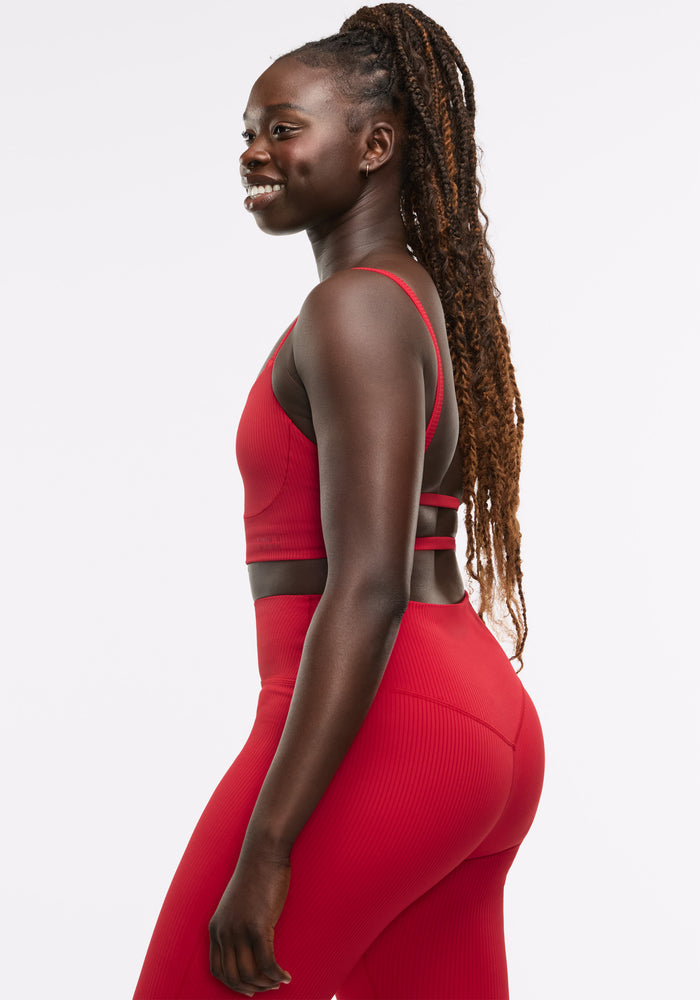 Active Rib Strappy Longline Bra