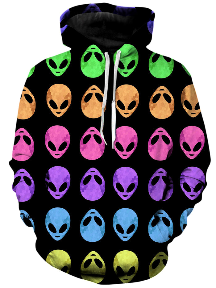 Alien Pattern Unisex Hoodie Sartoris Art Epic Hoodie