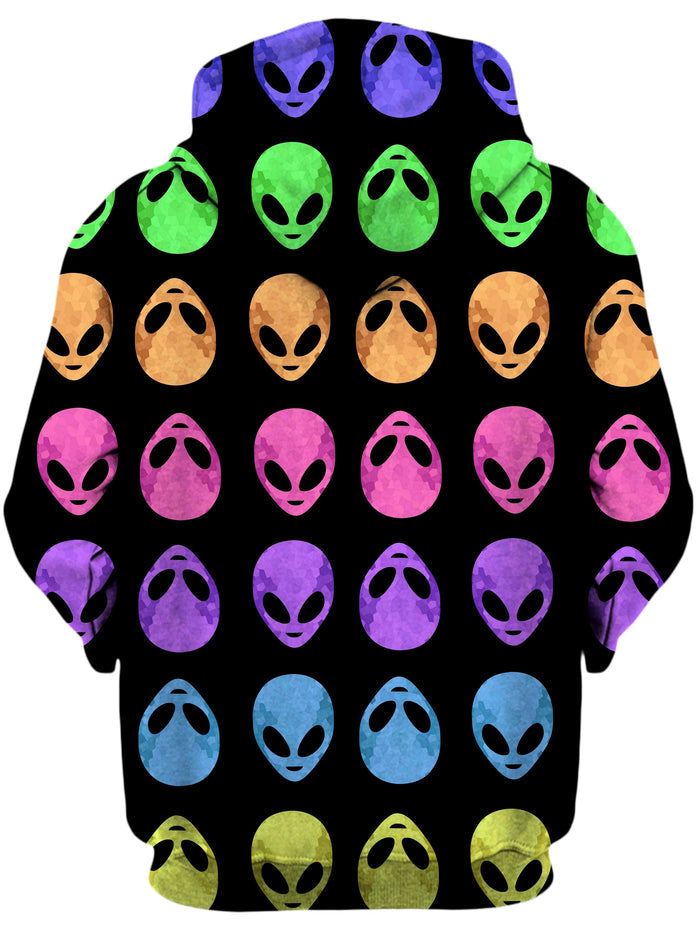 Alien Pattern Unisex Hoodie Sartoris Art Epic Hoodie
