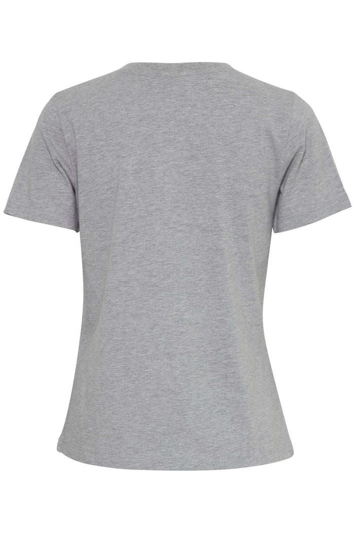Almer V-Neck T-Shirt (Grey Melange)