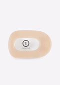 Almond Beige Medium Flat Round Hair Clip