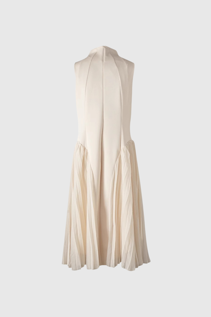 Amberlin Sleeveless Ruch Midi Dress