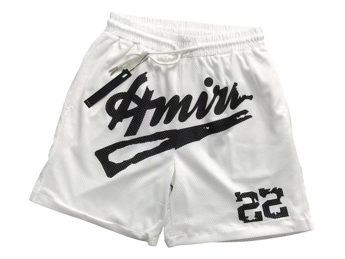 AMIRI Basketball 22 Short Set White