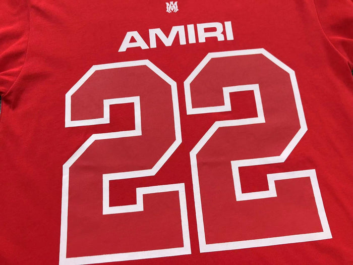 AMIRI Football 22 Tee Red