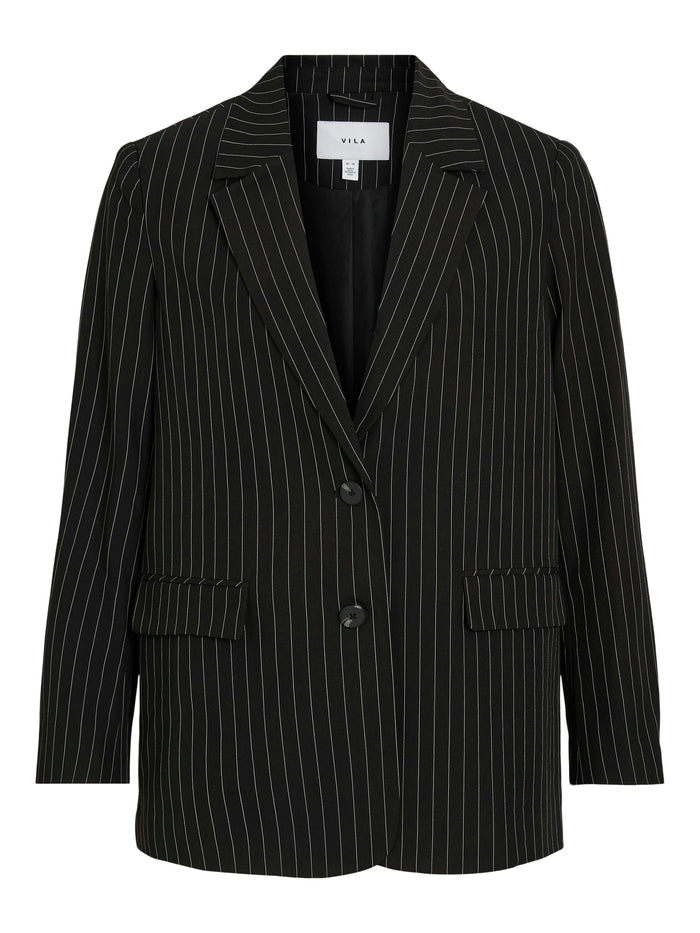 Andy Blazer (Black/Pinstripe)
