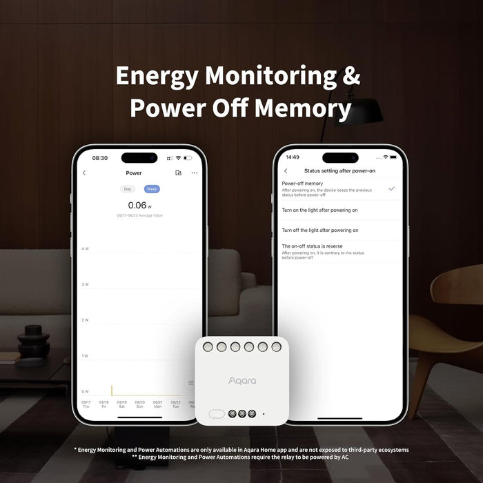 Aqara dvostruki relejni Zigbee modul T2 (DCM-K01)