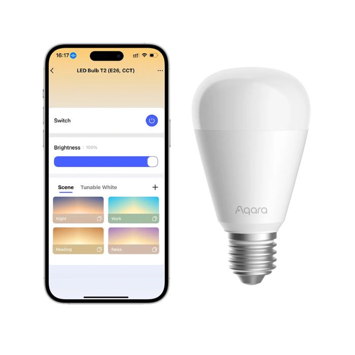 Aqara pametna LED žarulja T2, E27 CCT (LB-L02E)