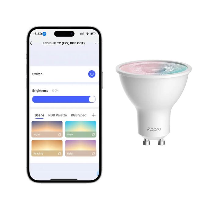 Aqara pametna LED žarulja T2, GU10 RGB CCT (LB-L03D)