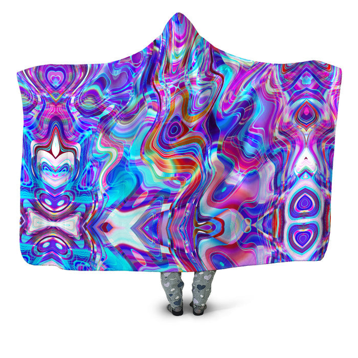 Aqua Realm Hooded Blanket Art Designs Works Epic Hoodie