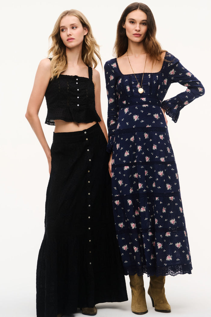 Araminta Cotton Maxi Skirt