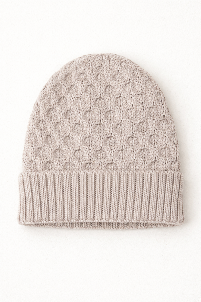 Aran Merino Wool Hat - Oatmeal