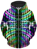 Astral Gate Unisex Zip-Up Hoodie Glass Prism Studios Epic Hoodie