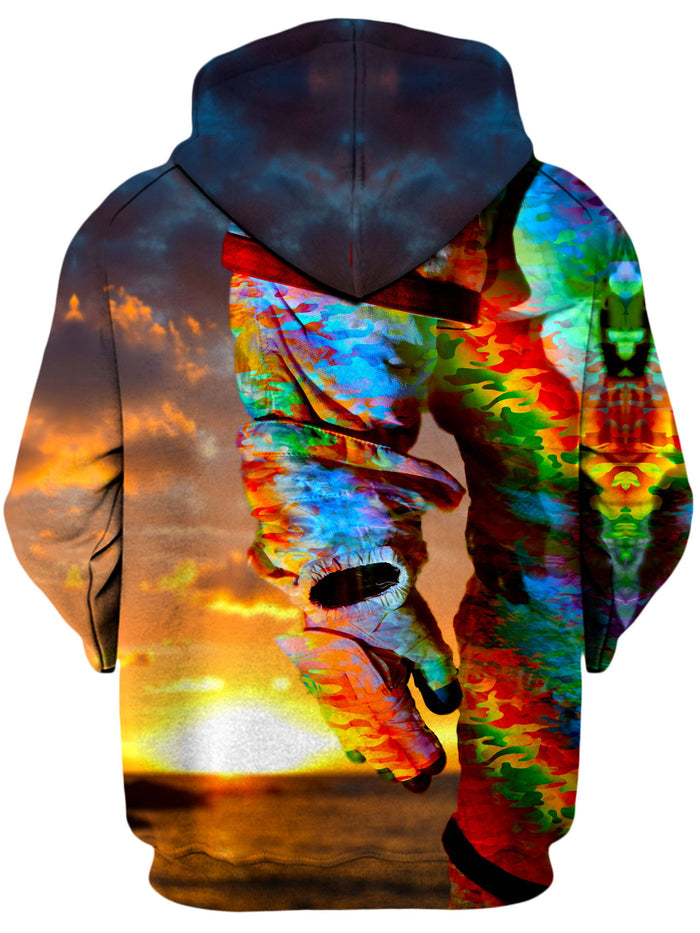 Astronaut Arm Unisex Zip-Up Hoodie Think Lumi Epic Hoodie