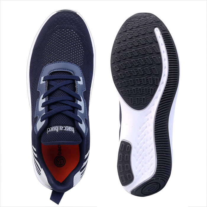 Bacca Bucci Boys or Girls Essential Knit Athletic Running Sports Sneaker | Non-Slip | Light weight | Breathable (Age: 8 year to 12 years)