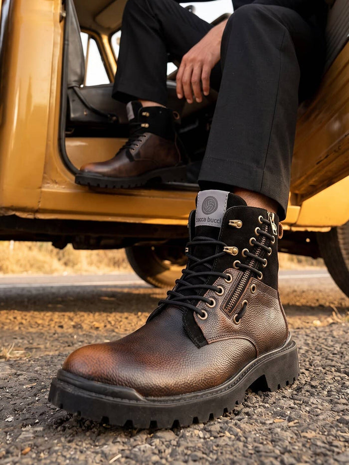 Bacca Bucci Combat Boots
