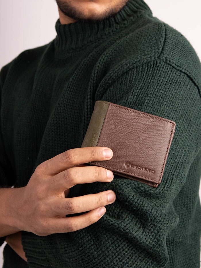 Bacca Bucci Genuine Leather Bi-Fold Wallet