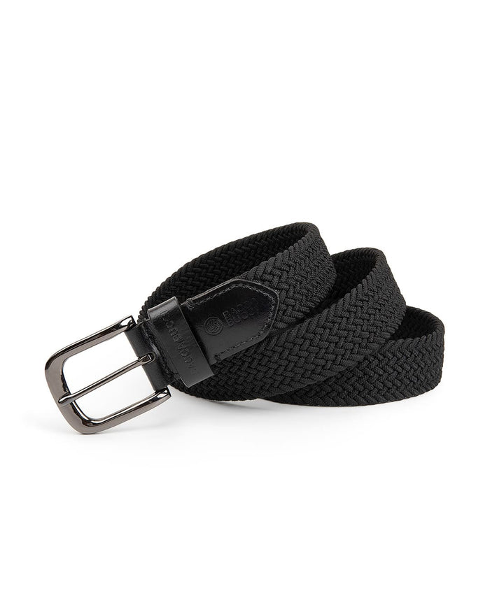 Bacca Bucci Men's Premium Elastic Braided Stretch Belt—Perfect for Golf, Casual, and Everyday Wear