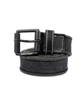 Bacca Bucci Water-Washed Canvas Belt with Genuine Leather Component
