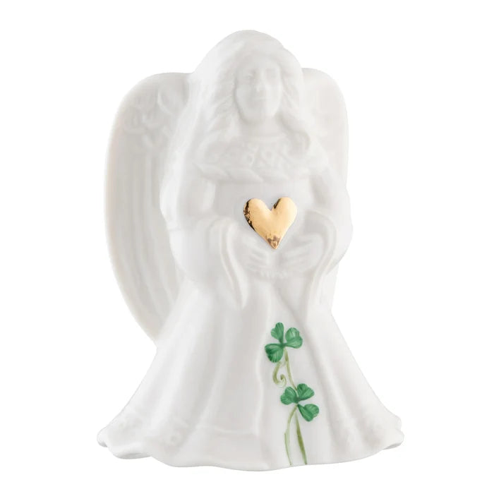Belleek Classic Sending Love Angel Ornament