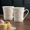 Belleek Classic Tree of Life Set of Two Mugs