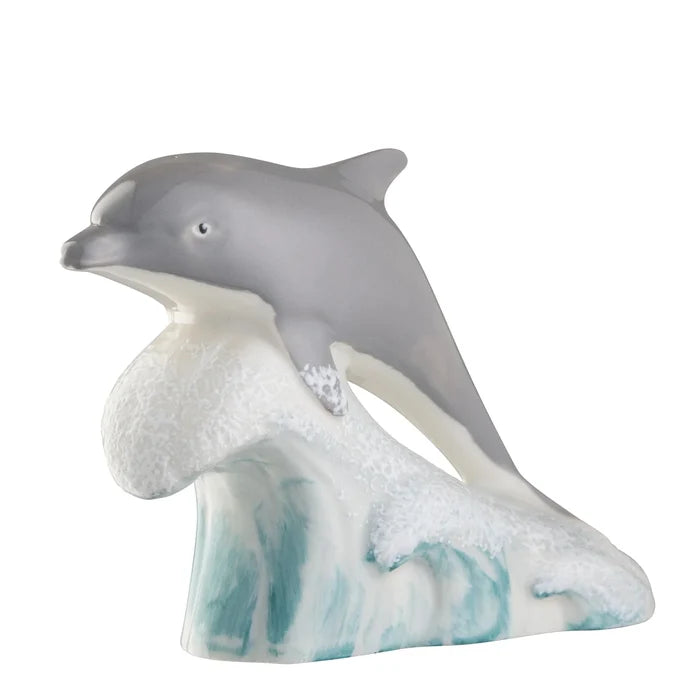 Belleek Classic Wild Atlantic Dolphin Figurine