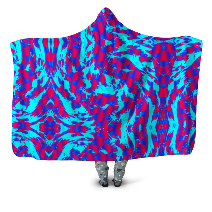 Berry Blast Hypno Splatter Hooded Blanket Big Tex Funkadelic Epic Hoodie