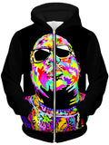 Biggie Drome Unisex Zip-Up Hoodie Technodrome Epic Hoodie