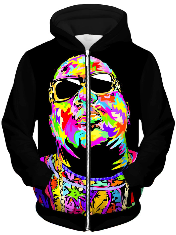 Biggie Drome Unisex Zip-Up Hoodie Technodrome Epic Hoodie