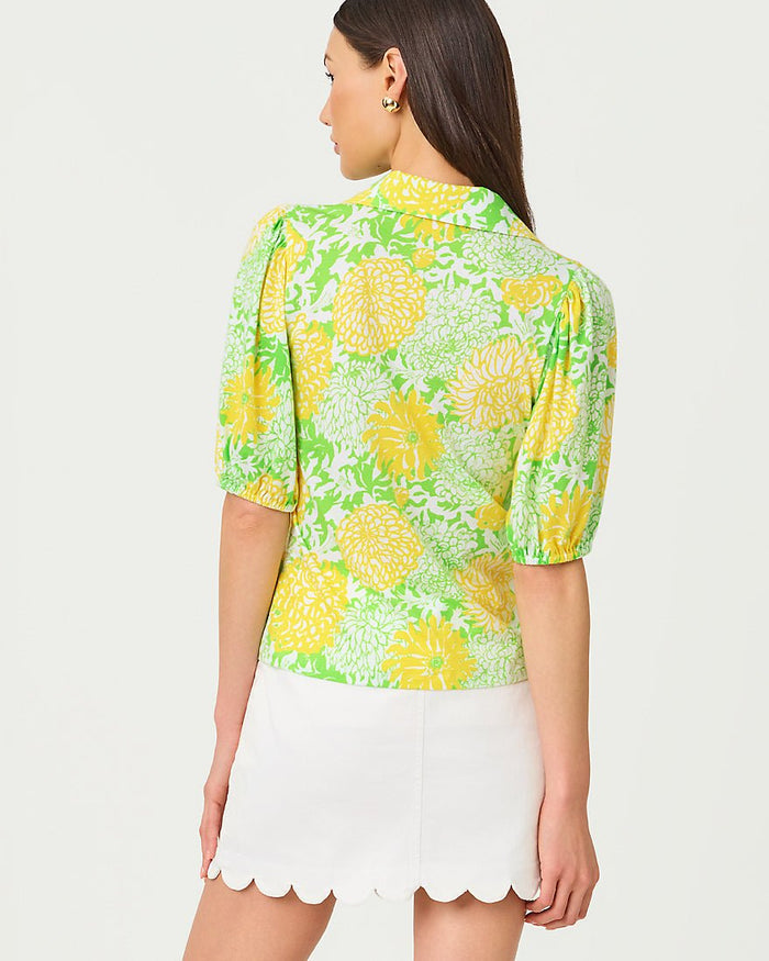 Lilly Pulitzer - Bingley Knit Top - Crocodile Green Mumbo Jumbo