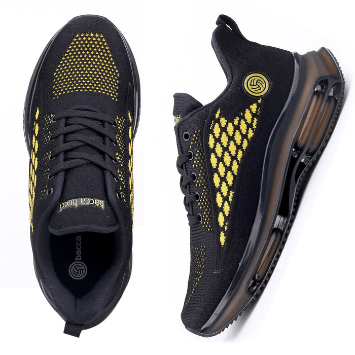 Bacca Bucci BLAZE Men Sports Sneakers -Outdoor, Gym & Training | With Thick Triple Air Bounce Comfort Outsole
