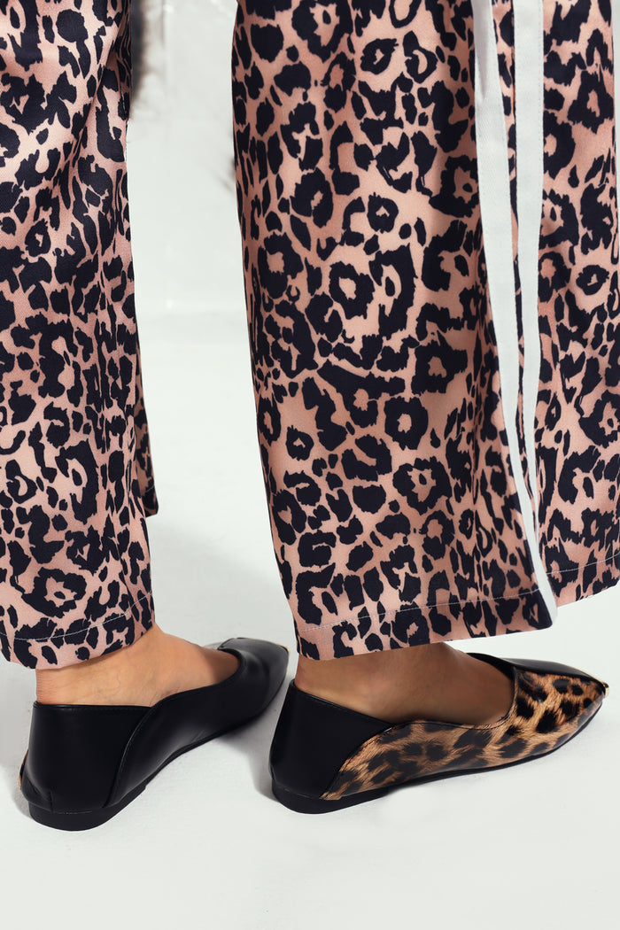Blythe Leopard Leather Flats