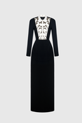 Bobbi Flower Cutout Maxi Dress