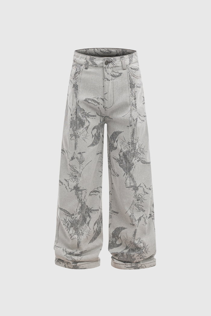 Botros Print Jeans