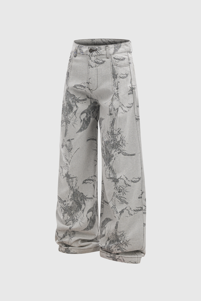 Botros Print Jeans