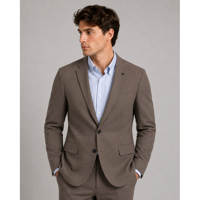 Clean Cut Copenhagen BRENDON JERSEY BLAZER Blazere Dark Khaki