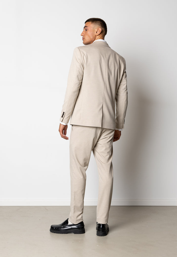 Clean Cut Copenhagen BRENDON JERSEY BLAZER Blazere Ecru