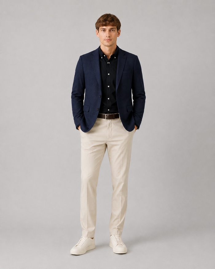 Clean Cut Copenhagen BRENDON JERSEY BLAZER Blazere Navy