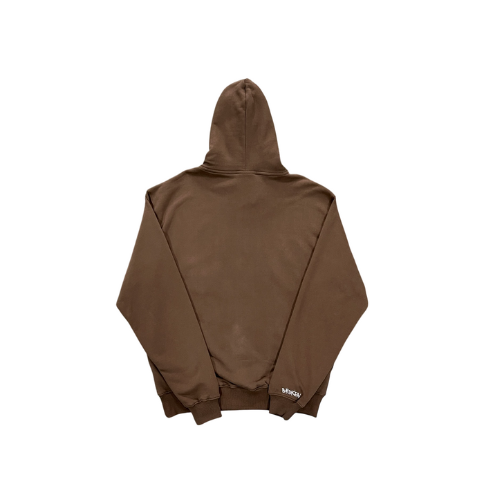 Broken Planet Out Of Sight Hoodie Brown