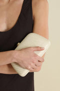 Brooke Clutch in Cream - Accessory - Morgan and Taylor