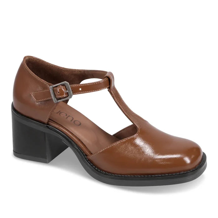 Bueno RORY in Walnut Patent Leather - Crush Marketplace