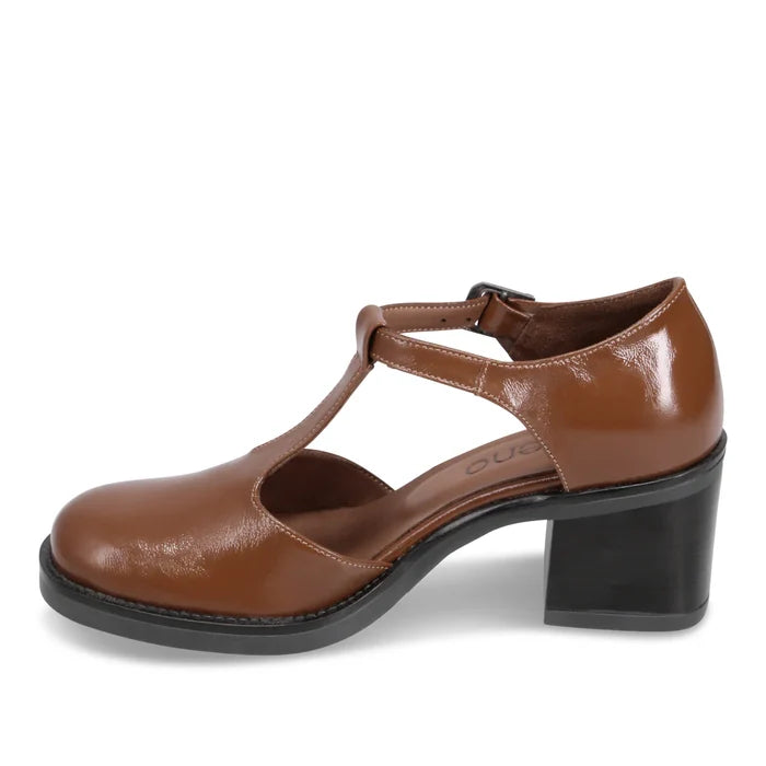 Bueno RORY in Walnut Patent Leather - Crush Marketplace