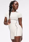 Cadent Contrast Piped Tee