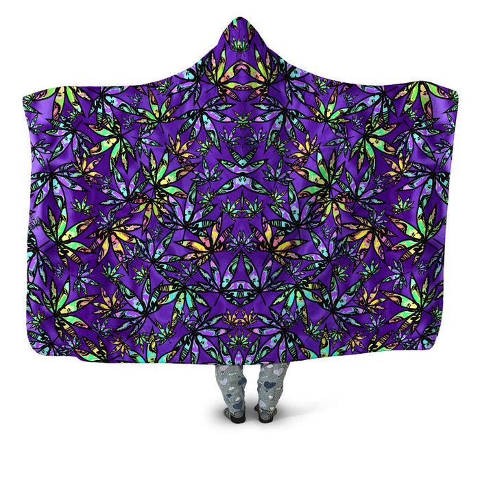Cannabis Cascade Hooded Blanket Sartoris Art Epic Hoodie